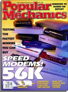 Popular Mechanics - 1998, May - Modems, Household Glues, Maglev Trains - Picture 1 of 2