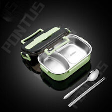 4 Grid Thermal Lunch Box Bento Box Stainless Steel Microwave Boxs