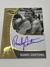 2009 Press Pass Fusion RANDY COUTURE AUTO CARD UFC CHAMP AUTOGRAPHED #37/105