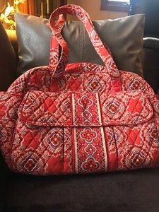 VERA BRADLEY Baby Diaper Bag PAPRIKA Zippered Tote, New, Duffel - Picture 1 of 12