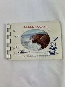 Oregon Coast Photo Booklet 10 Plastichrome Reproductions Souvenir - Picture 1 of 6