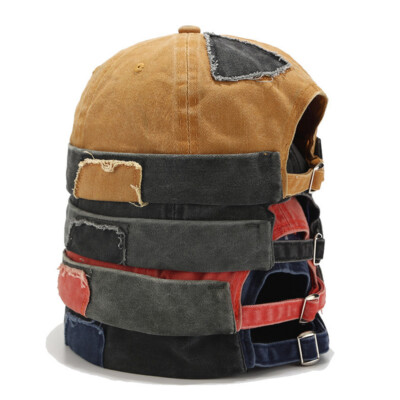 CLAPE 5-Panel Docker Cap Ohne Schirm - Baumwolle Mütze Verstellbar Für Herren & Damen