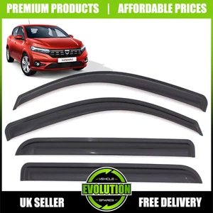 WIND RAIN SUN SMOKE GUARD DEFLECTORS DACIA MK3 SANDERO / STEPWAY 5-doors 2020-on - Picture 1 of 7