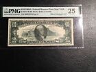 10.00 1969A Federal Reserve Note Error  Note PMG 25 Vf Offset Printing Error