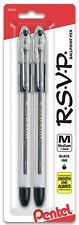 Pentel R.S.V.P. Medium Ballpoint Pens 2/Pkg-Black BK91BP2-A