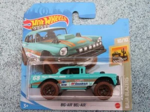Hot Wheels 2021 #130/250 chevy BIG-AIR BEL-AIR Turquoise @NP - Picture 1 of 2