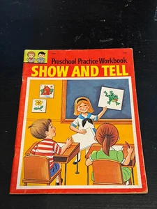 1963 Preschool Practice Workbook Show And Tell - Brand New Unused - Picture 1 of 2