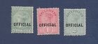 JAMAICA - Scott O2-O4 - 1890 Official stamps - unused hinged