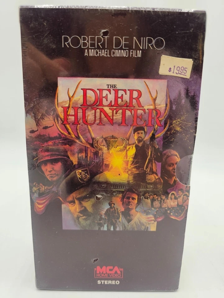 The Deer Hunter VHS 2-Tape Set SEALED Watermarks MCA De Niro Walken Streep R - Image 1 of 2