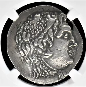 GRIECHISCHE MESSEMBRIA SILBER TETRADRACHM, 125 - 125 BC, NGC GRADE SEHR GUTER ZUSTAND - Bild 1 von 6