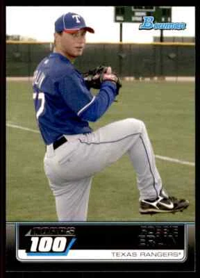 2011 Bowman Topps 100 Robbie Erlin Texas Rangers #TP72 - Image 1 of 2