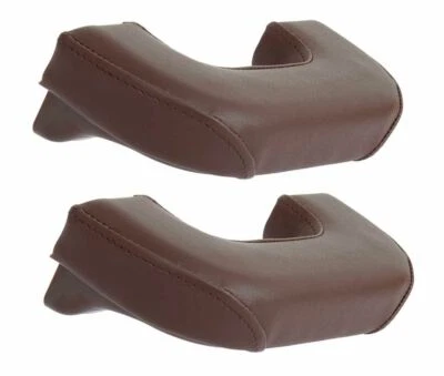 OER Brown Armrest Pad Set 1947-1955 Chevy and GMC Pickup Trucks - Image 1 of 4