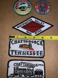 Cinco parches de ferrocarril surtidos de Tennessee **NUEVOS** - Imagen 1 de 5