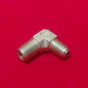 Stecker Winkel JIC37 Adapter 90 Grad TPH-0404-L 1/4"PT × 1/4"TH - Bild 1 von 1