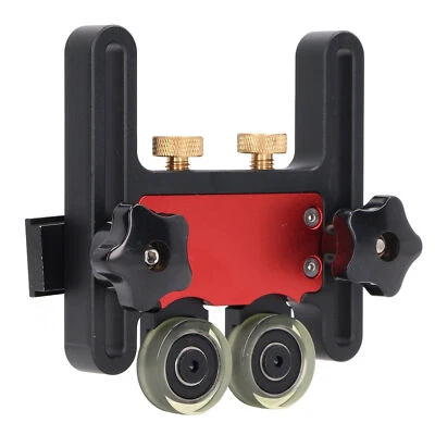 Table Saw Stock Roller Woodworking Double Wheel Sliding Feeding Guide Roller - Image 1 of 4