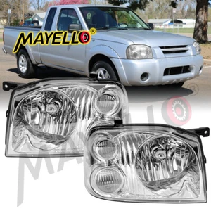 Headlights Pair For 01-04 Nissan Frontier XE/SE Right&Left 2001-2004 White Light - Picture 1 of 8