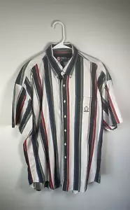 Chaps Ralph Lauren Shirt Men's L Collared Short Sleeve Button Down Easy Care - Picture 1 of 4