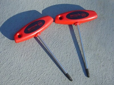 Lot of 2 New Hand Tools Wiha Torx T-Handle 364 T15 x 100 Made in Germany - Image 1 of 4