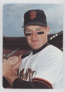 1995 Mother's Cookies San Francisco Giants Stadium Giveaway Matt Williams #7