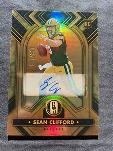 2023 Panini Gold Standard Sean Clifford Rookie Auto 186/199 - PACKERS 