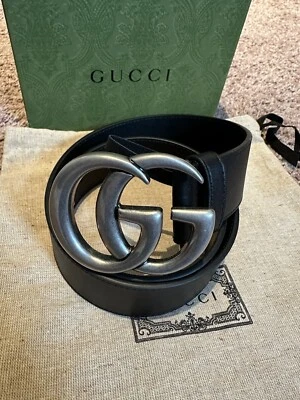 Gucci Marmont Gürtel Größe 70 4cm Breit Silber - Bild 1 von 4