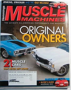 Hemmings Muscle Machines Magazine Back Issue Februrary 2008 - Imagen 1 de 1