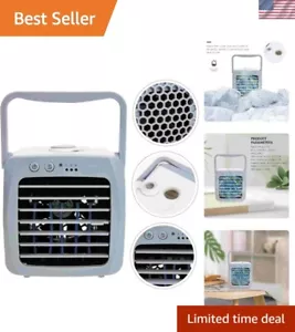 Portable Air Cooler Mini Small Conditioning Fan Plastic Cooling Birthday Gift... - Picture 1 of 8