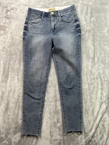 Democracy Womens Sz 8 Designer Jeans Blue Slim Leg Stretch Mid Rise Ladies Pants - Picture 1 of 10