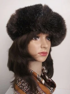 Vintage 1970 Everitt Brown Color Faux Fur Barrett EUC - Picture 1 of 11