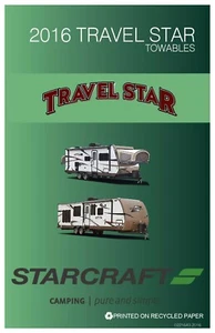 Starcraft 2016 Travel Star Towable Trailer Manual Instructions User Guide - Picture 1 of 7