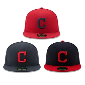 Gorra Ajustada Cleveland Indians CLE MLB Auténtica Nueva Era 59FIFTY - 5950 Sombrero - Imagen 1 de 4