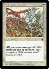4 Warrior's Charge 4x x4 - LP - Portal - mtg -