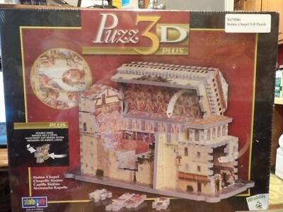 Rompecabezas vintage WREBBIT 3D Plus Capilla Sixtina N478580 sellado ¡Nuevo paquete original! Foto 1 de 3