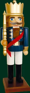 Richard Glässer Nussknacker König XXL 120 cm hoch #12998 - Bild 1 von 2