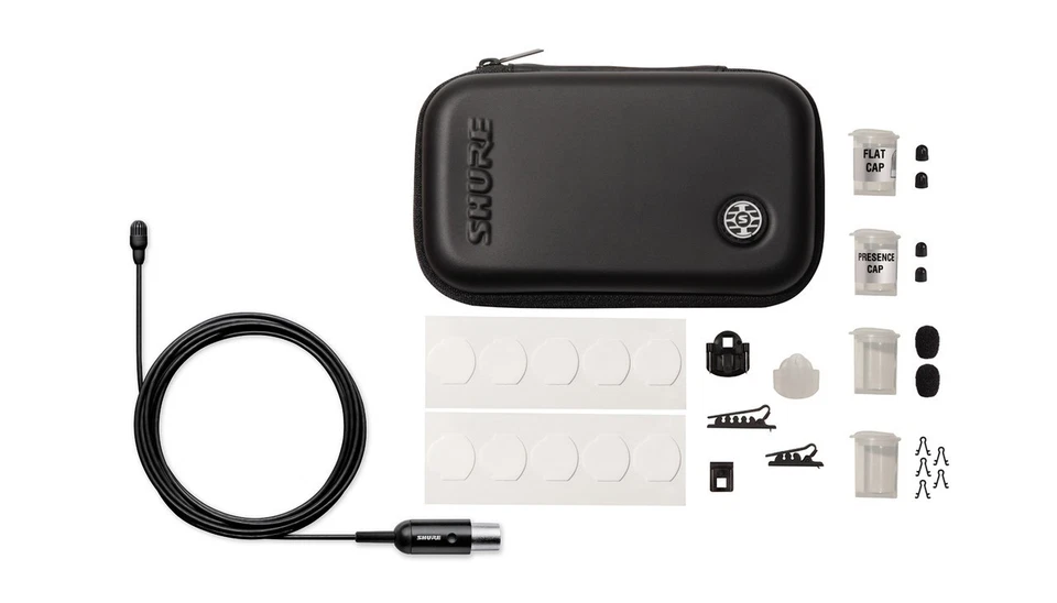 Shure TwinPlex TL47B/O-MTQG-A Omnidirectional Lavalier Microphone with Accessory - Image 1 of 1