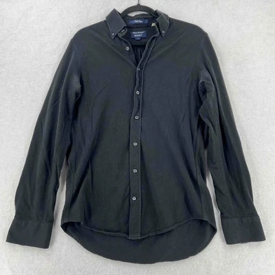Camisa GANT Para Hombre Ajustada Negra Manga Larga Con Botones Cuello Talla Pequeña Foto 1 de 4