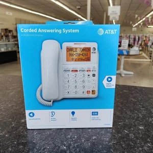 AT&T Big Button Big Display Landline Phone Answering System Caller ID Call/Wait - Picture 1 of 4