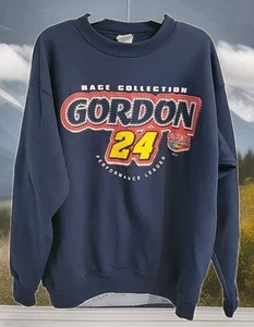 Vintage Men's NASCAR Chase Authentics Jeff Gordon Pullover Sweater Size L - Picture 1 of 3