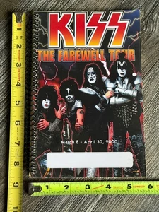 KISS Tour Itinerary Book Farewell Concert Tour 2000 Vintage Kiss Memorabilia A - Picture 1 of 4
