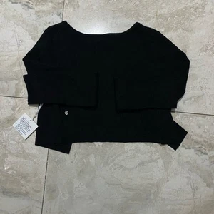 NWT Lululemon Ribbed Merino Wool Cropped Cardigan - Picture 1 of 4