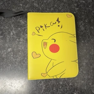 Pikachu Pokémon Card Binder With Wrist Strap - 53 4-card Sheets - Picture 1 of 8