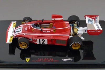 1:43 Hot Wheels Elite Ferrari 312 B3-74 #12 Niki Lauda France GP 1974 - Bild 1 von 4
