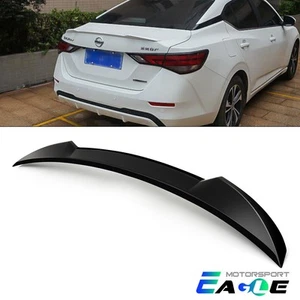 For 2020-2021 Nissan Sentra Black Trunk Rear Spoiler Wing - Picture 1 of 10