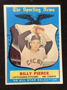 1959 TOPPS HIGH NUMBER BILLY PIERCE ALL-STAR #572 BV $60 NRMT-MINT - Picture 1 of 2