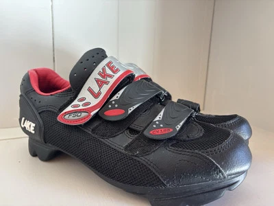 Zapatos de ciclismo Lake CX 120 talla Euro 42 EE. UU. para mujer 10 tacos Shimano SM-SH51 Foto 1 de 4