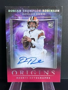 Panini Origins 2023 - Autógrafos de novato Dorian Thompson-Robinson/99 - Imagen 1 de 3