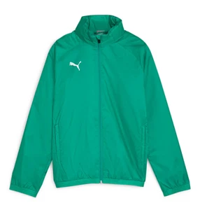 Puma Boys Girls TeamGOAL All Weather Rain Jacket Junior Coat Wind Stopper - Picture 1 of 2