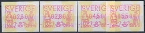 SVEZIA 1992 Frama, automatici 4v MNH** - Picture 1 of 1
