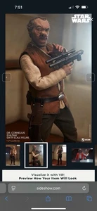 Sideshow Star Wars Dr Cornelius Evazan - Cantina - Scum & Villainy Collection - Bild 1 von 2