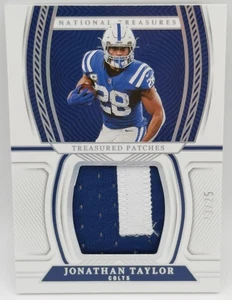 2022 Panini National Treasures Treasured /25 Jonathan Taylor #TPA-JTA Patch - Picture 1 of 2